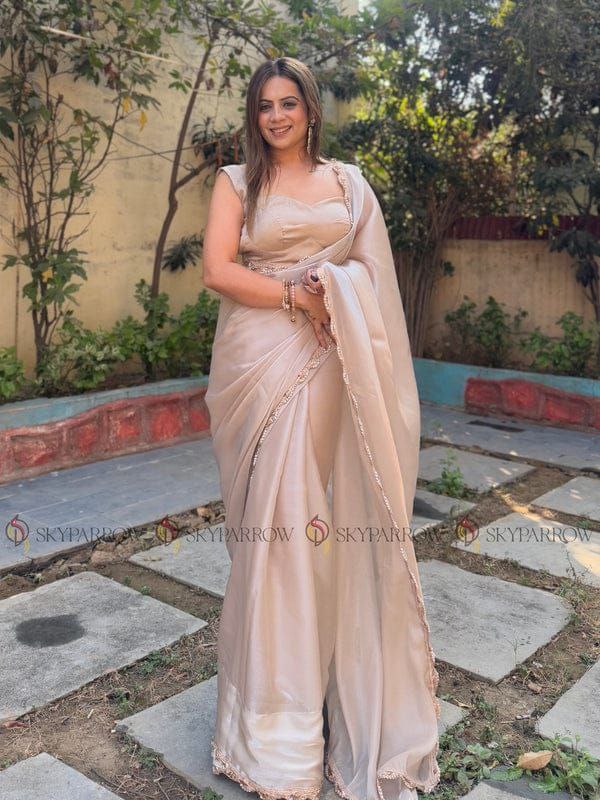 Meher – Jimmy Choo Heavy Tissue Saree