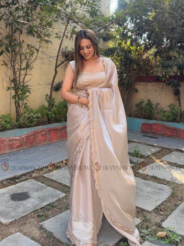 Meher – Jimmy Choo Heavy Tissue Saree