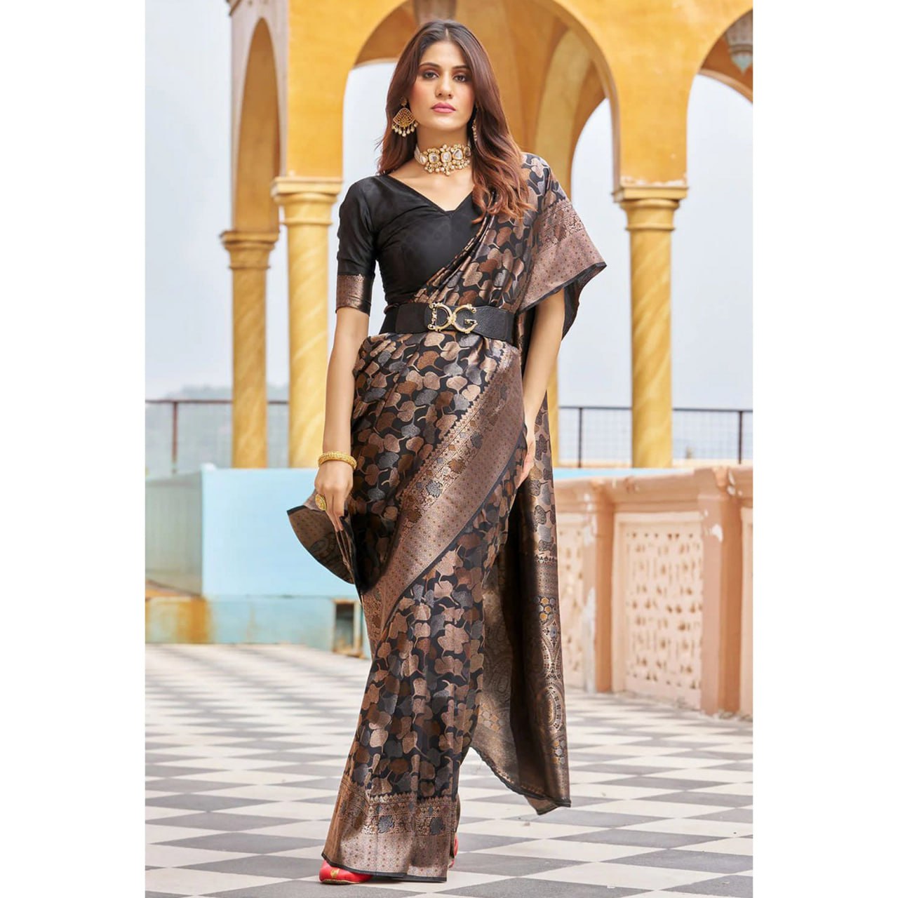 Riya - Banarasi Soft Silk Saree