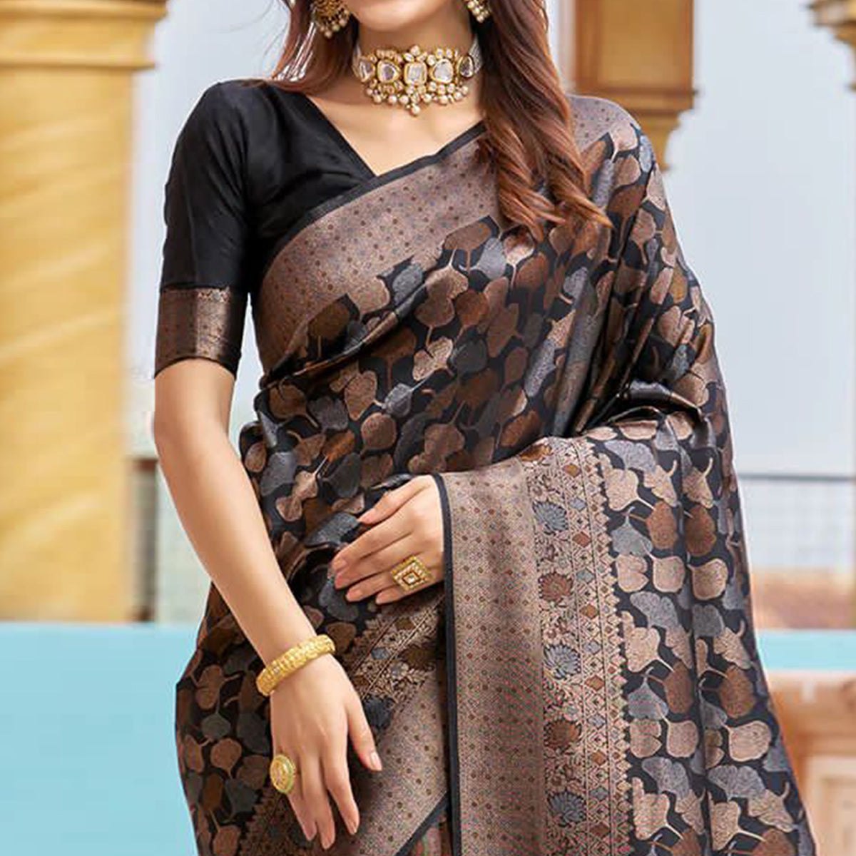 Riya - Banarasi Soft Silk Saree