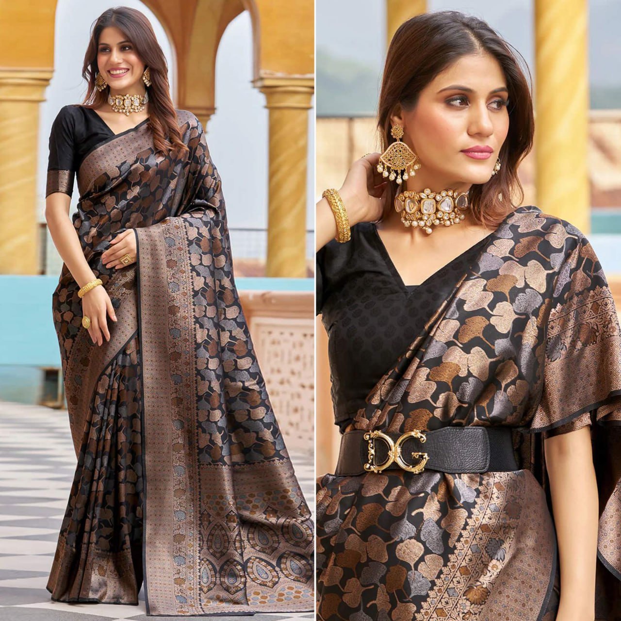 Riya - Banarasi Soft Silk Saree
