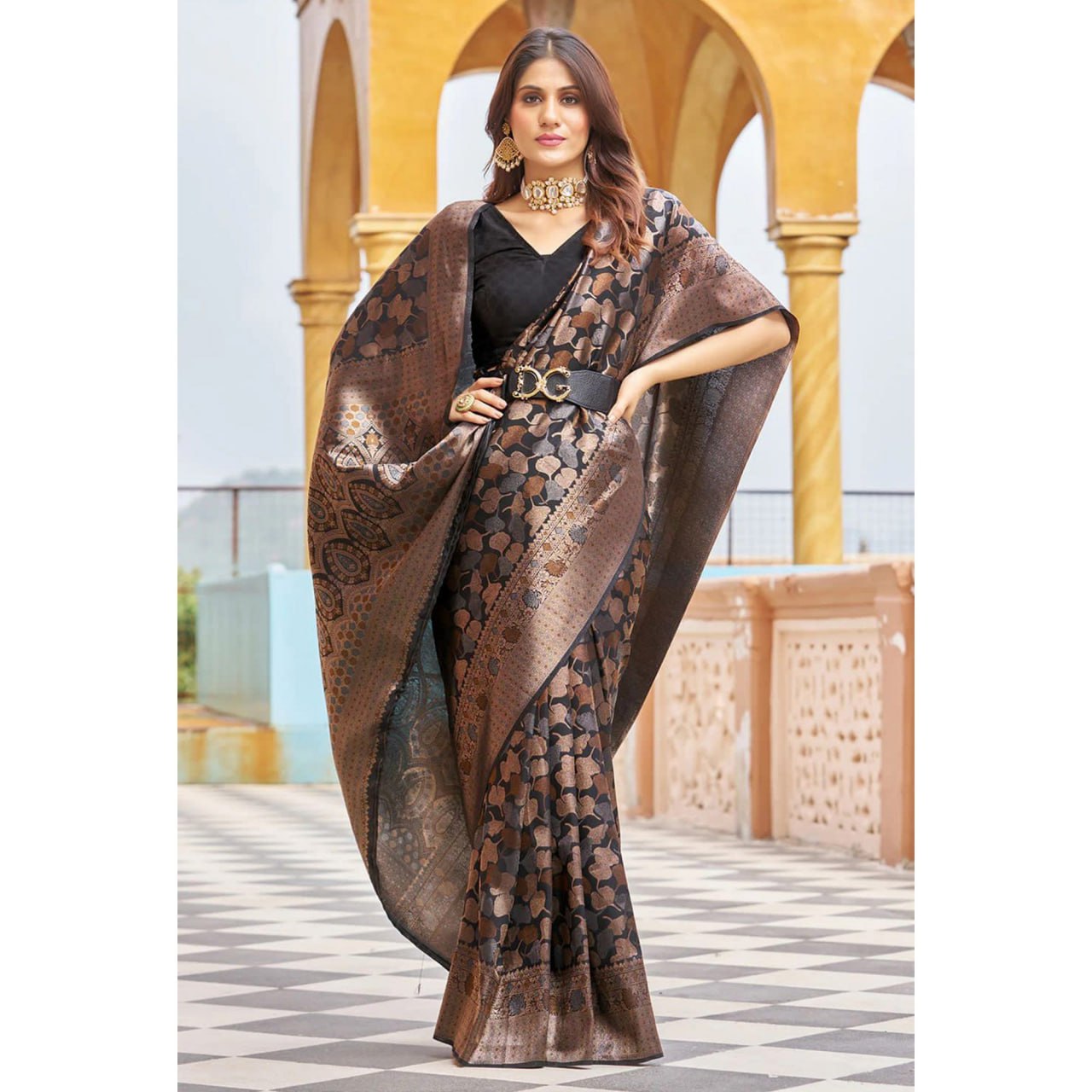 Riya - Banarasi Soft Silk Saree