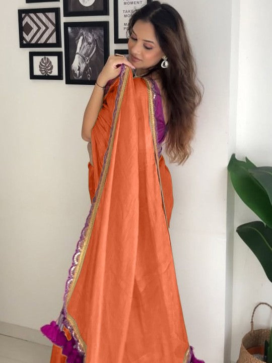 jesika - Gold Crush Silk Saree