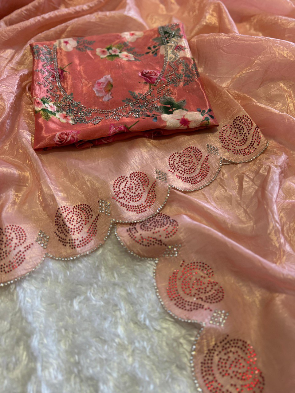Sabyasanchi Handwork Rich by Classy Saree with unstitched blouse