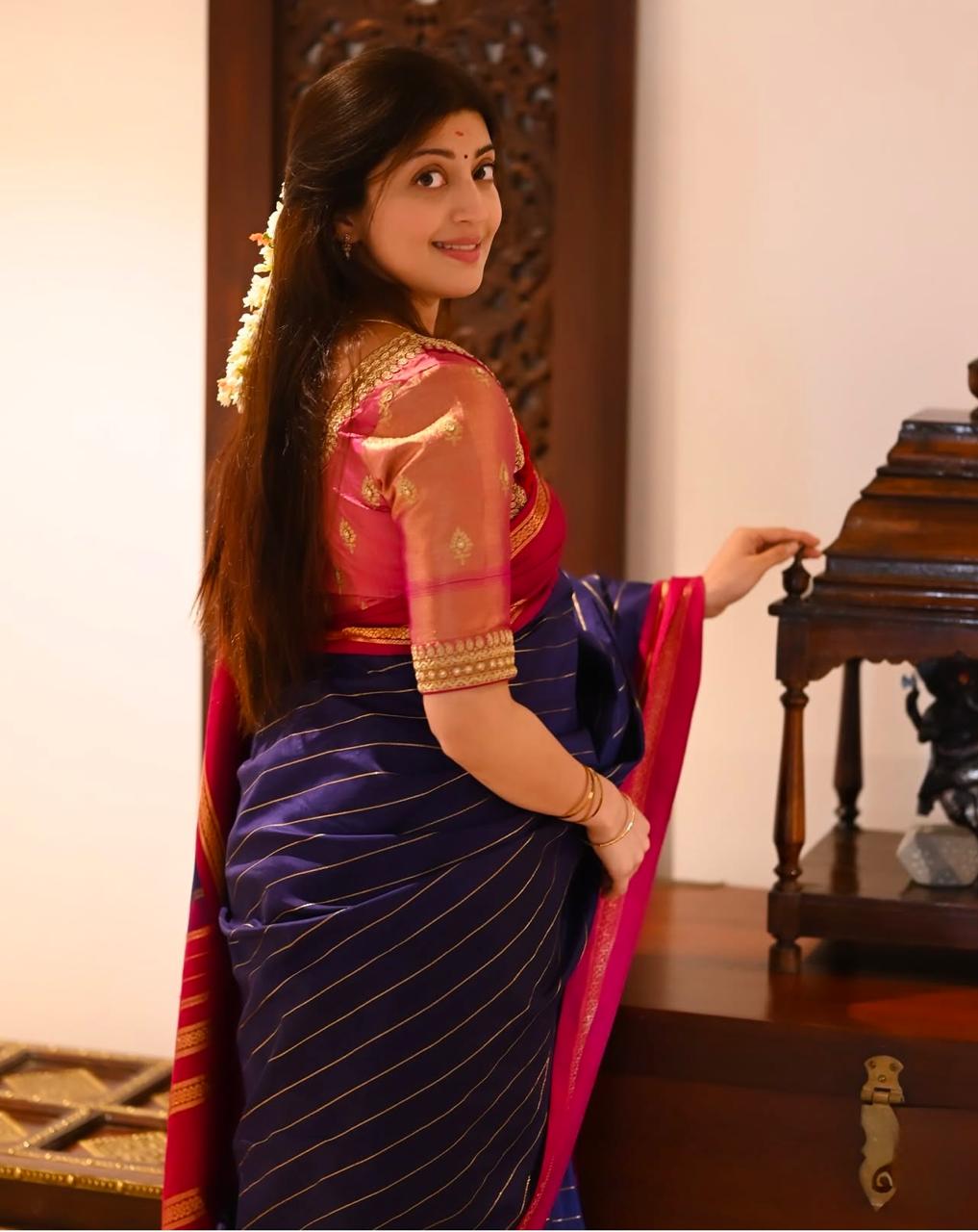 Prisha – Banarasi Soft Silk Saree