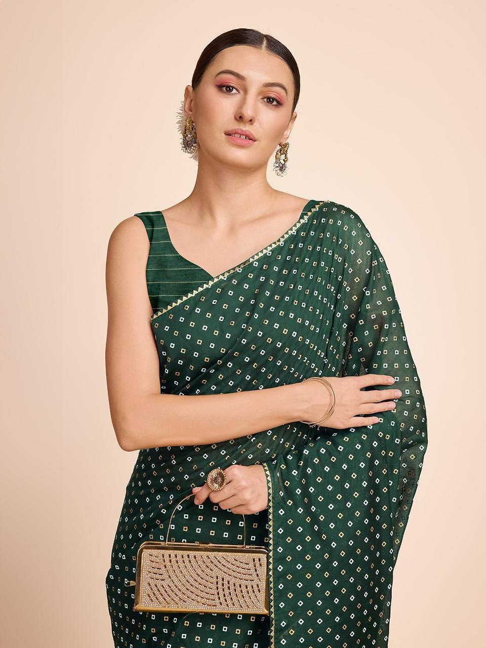 Saanvi – Kanchipuram Soft Silk Kalamkari Saree