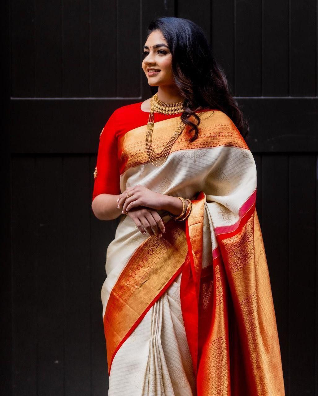 Royal Radiance – Soft Lichi Silk Saree