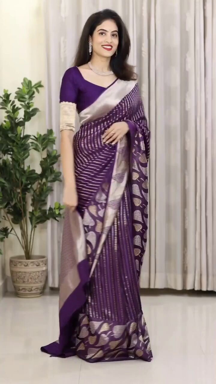 Aadhya – Banarasi Soft Silk Saree