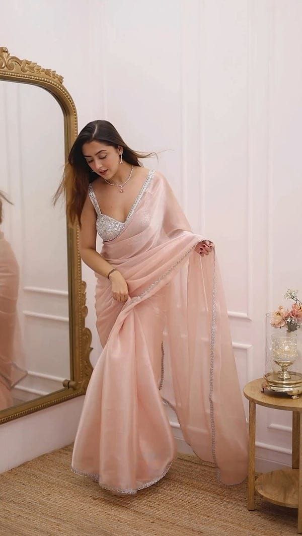 Shivani – Blush Pink Jimmy Choo Saree