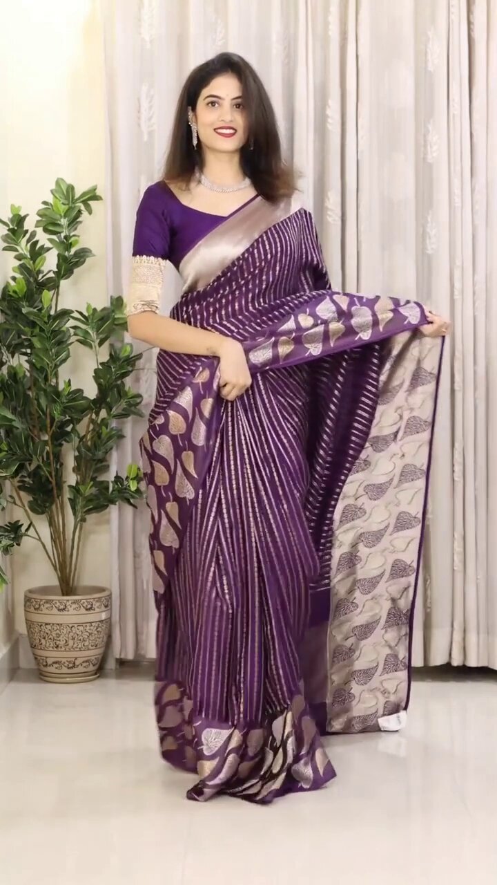 Aadhya – Banarasi Soft Silk Saree