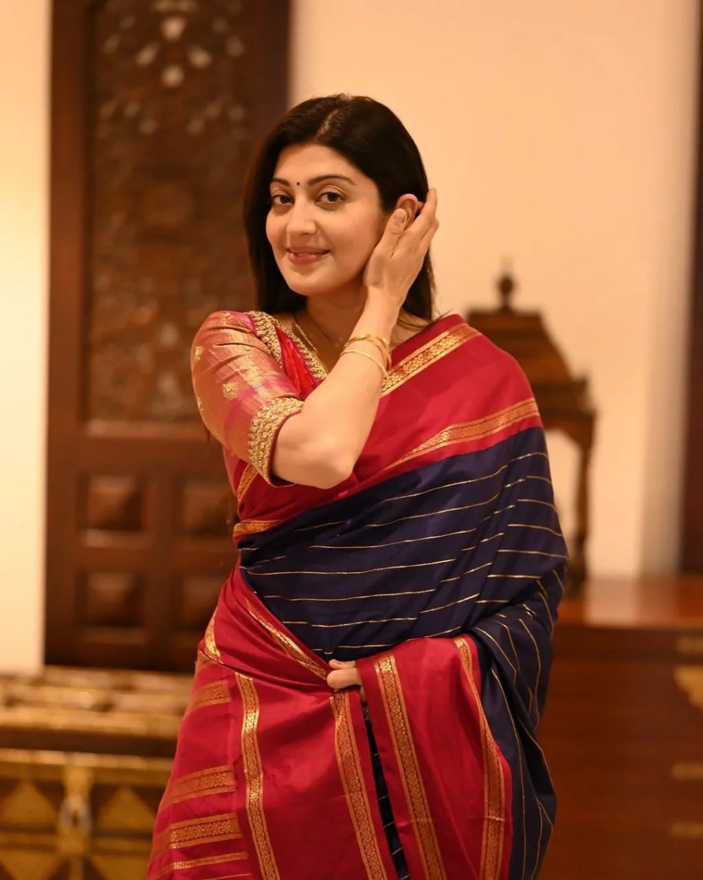 Prisha – Banarasi Soft Silk Saree