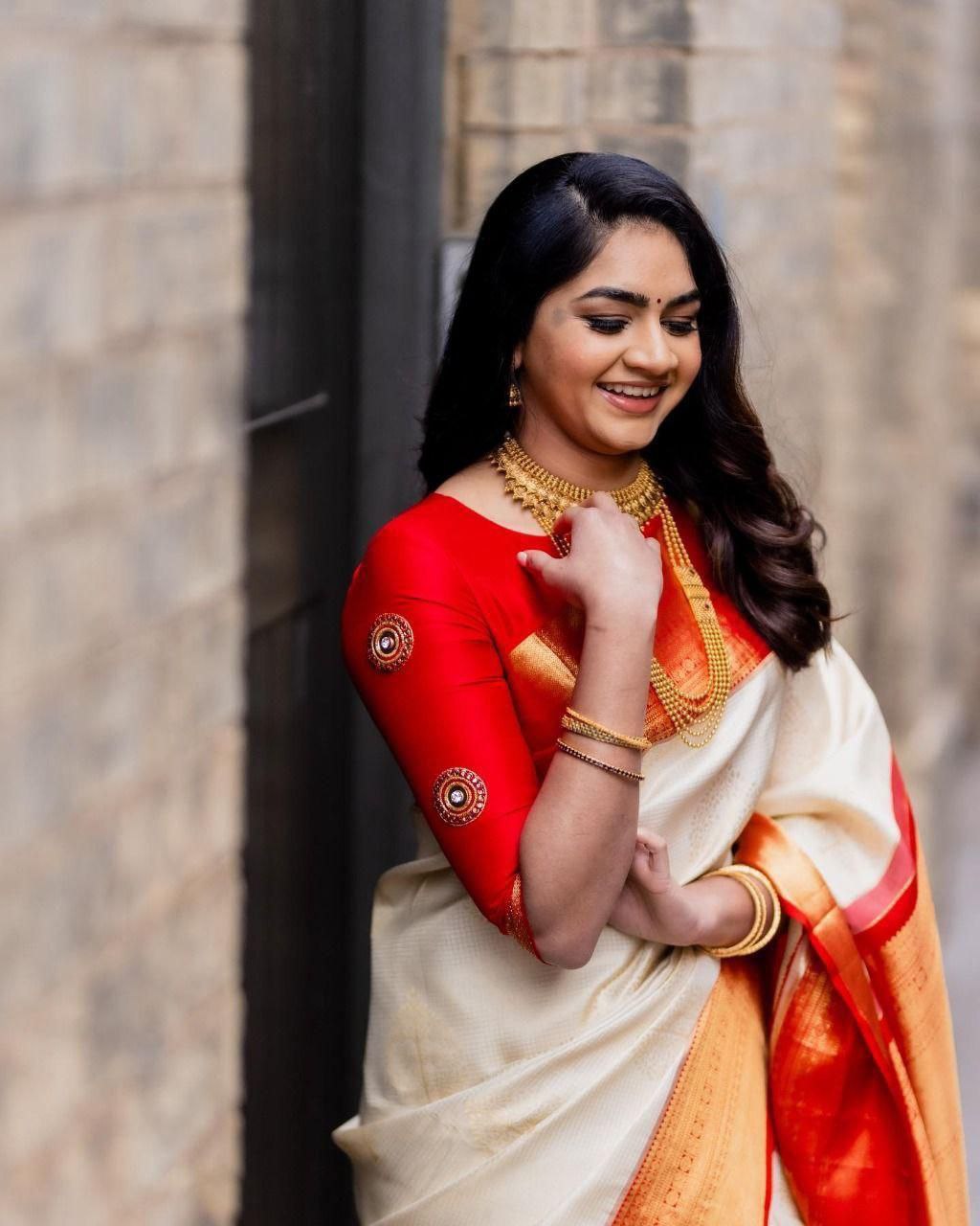 Royal Radiance – Soft Lichi Silk Saree