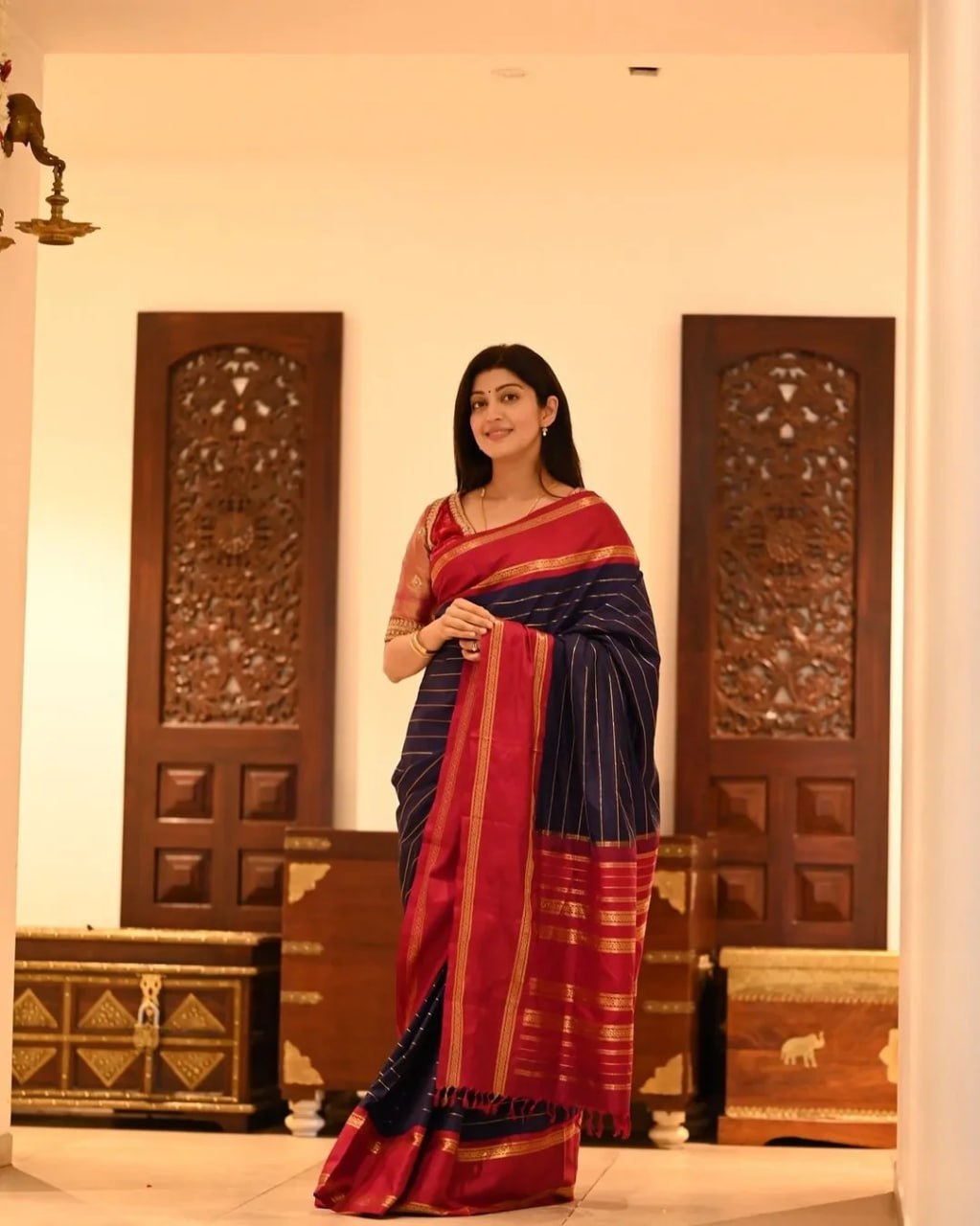 Prisha – Banarasi Soft Silk Saree