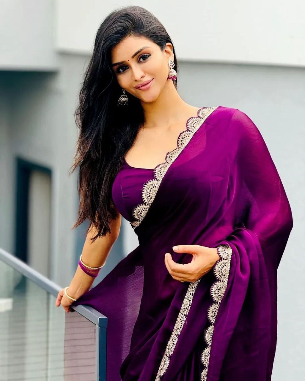 Elysian Elegance – Jimmy Choo Fabric Saree