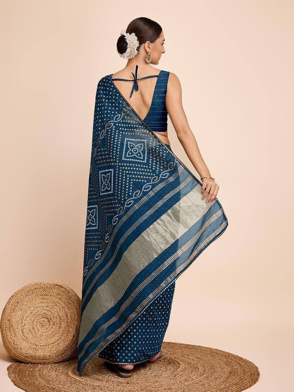 Saanvi – Kanchipuram Soft Silk Kalamkari Saree