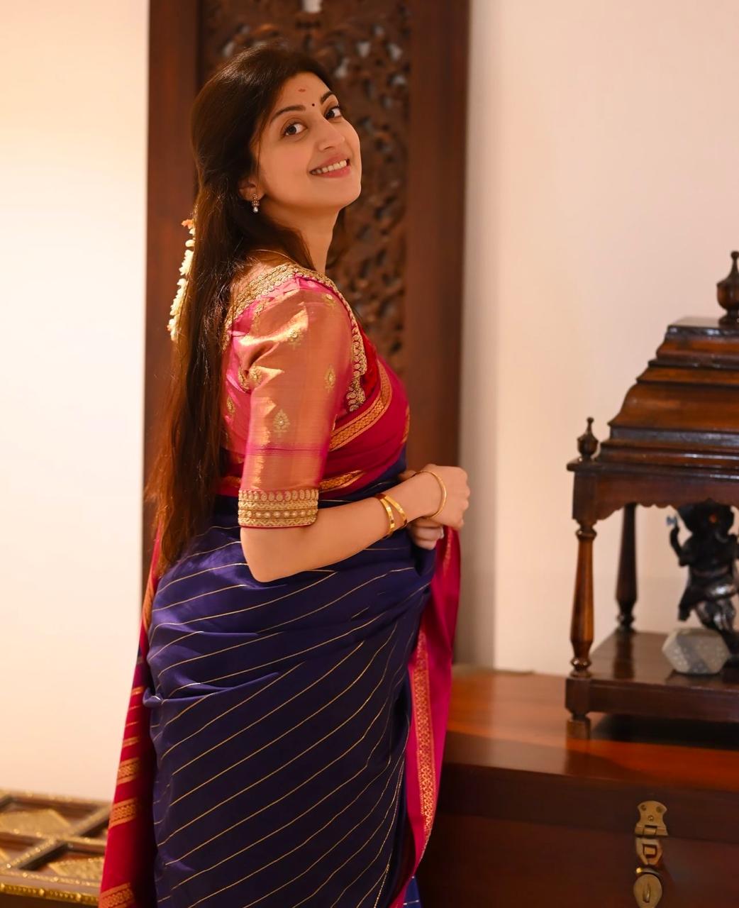 Prisha – Banarasi Soft Silk Saree