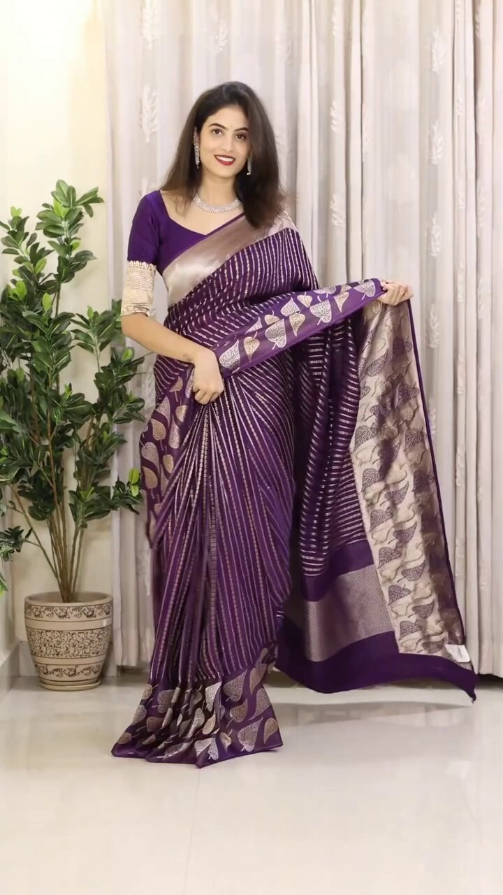 Aadhya – Banarasi Soft Silk Saree