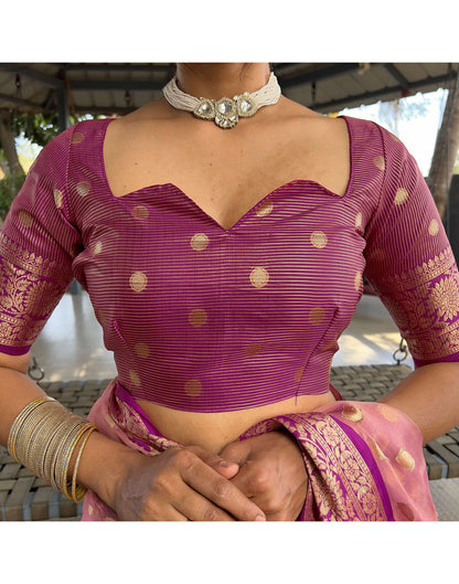 Meera - Regal Bloom – Pure Kanchivaram Silk Saree