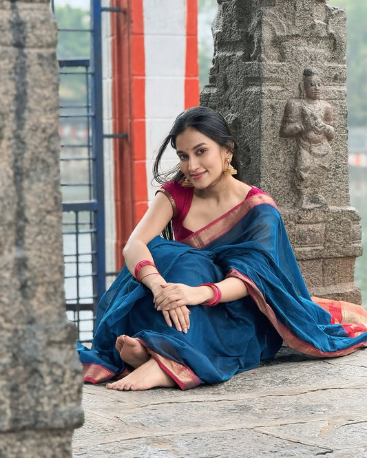 Neelam Maheshwari – Pure Handloom Silk Cotton Saree