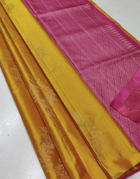 1427/Hetal Musted Yellow-Pink/K1
