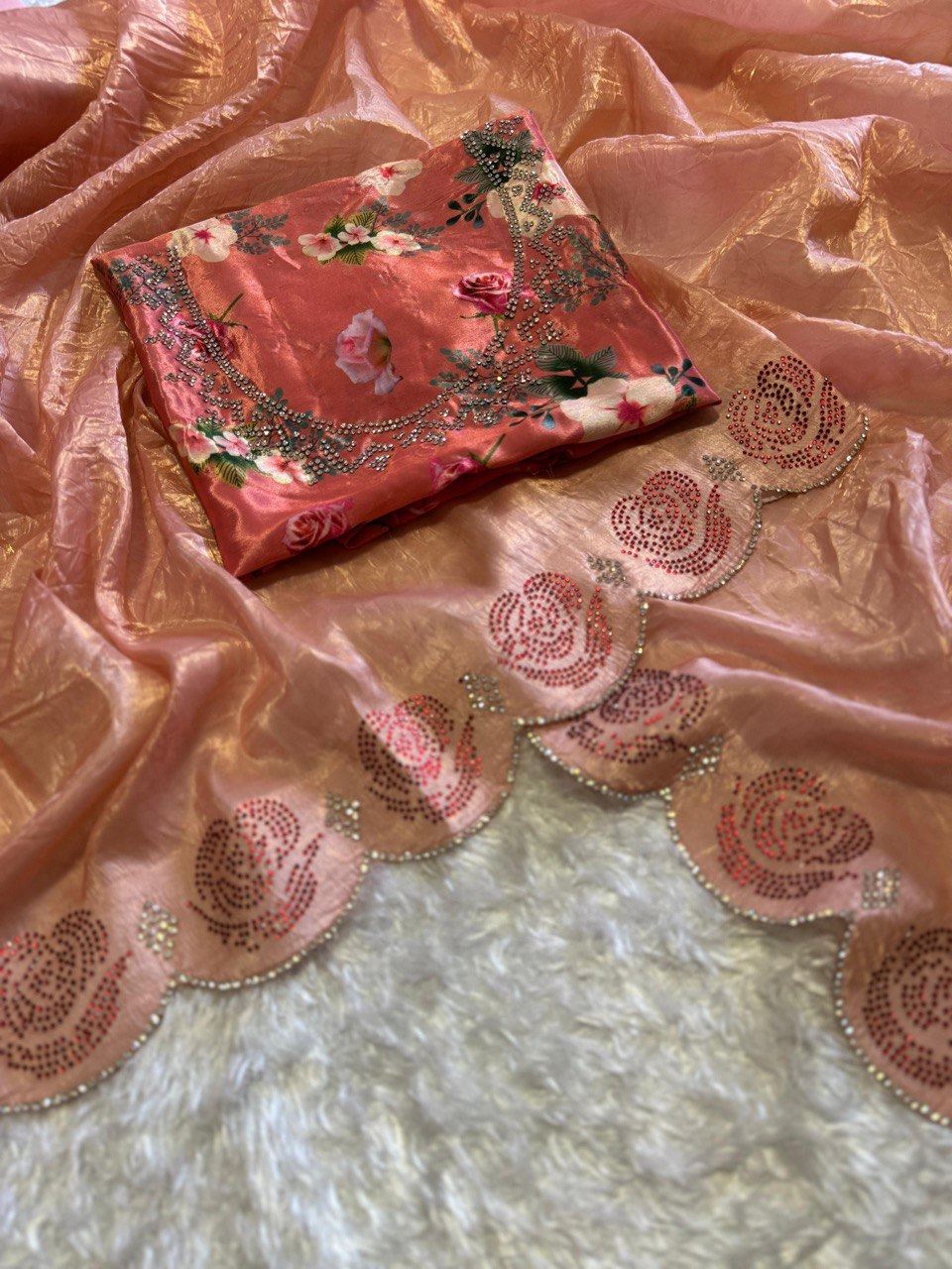 Sabyasanchi Handwork Rich by Classy Saree with unstitched blouse