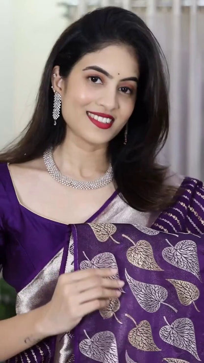 Aadhya – Banarasi Soft Silk Saree
