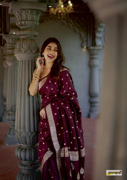 Mahika – Banarasi Soft Silk Saree