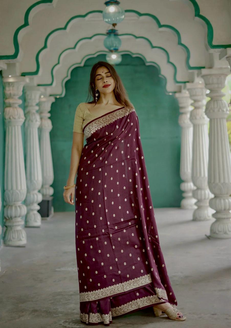 Mahika – Banarasi Soft Silk Saree