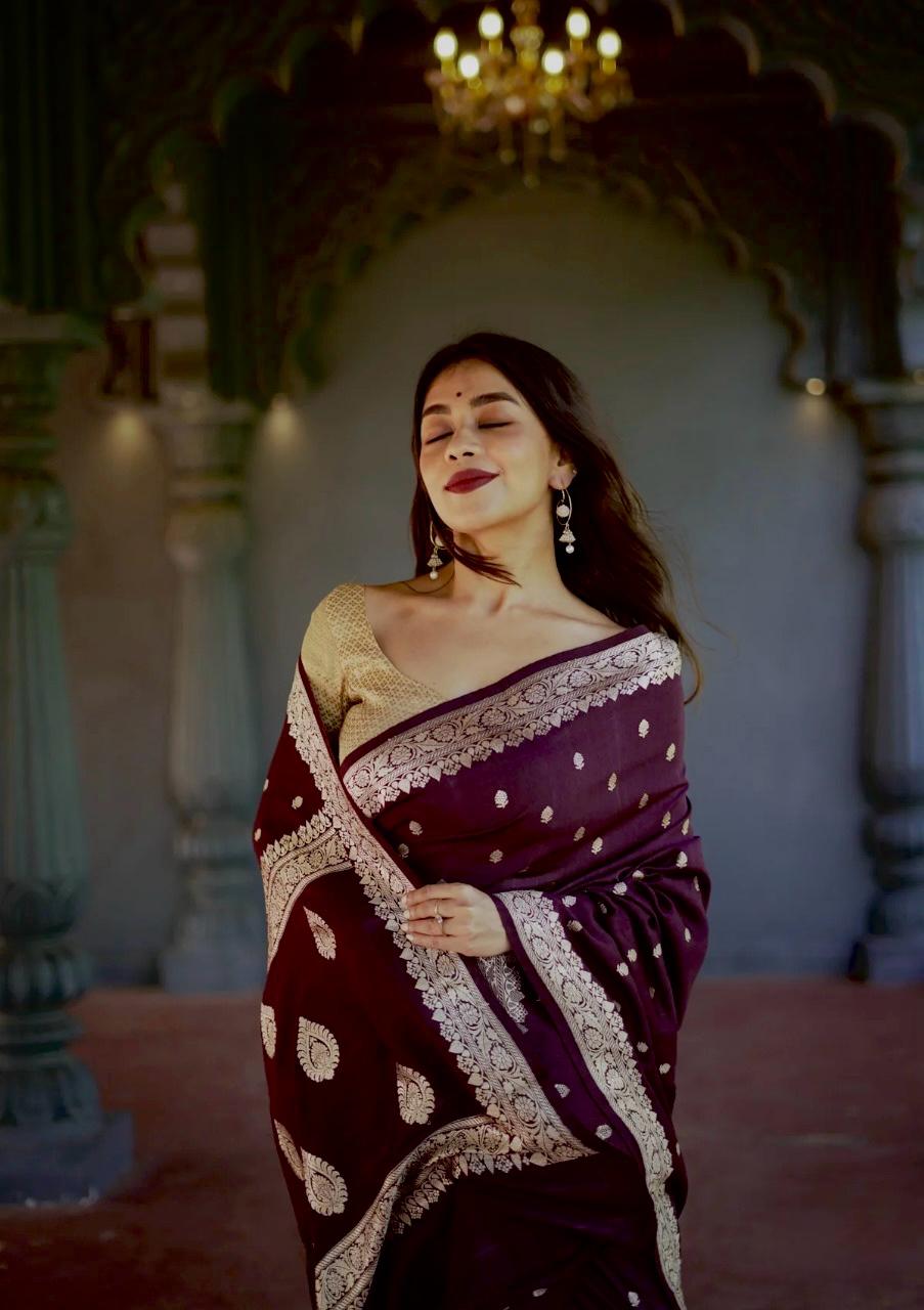 Mahika – Banarasi Soft Silk Saree