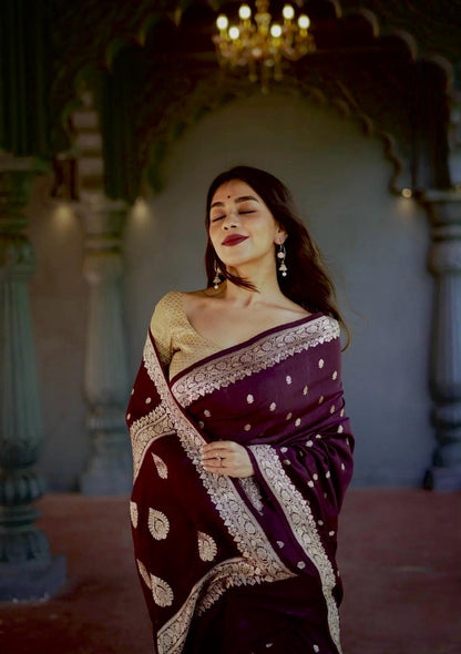 Mahika – Banarasi Soft Silk Saree