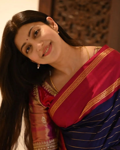 Prisha – Banarasi Soft Silk Saree