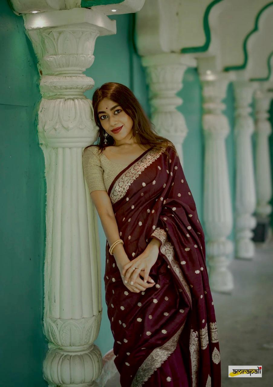 Mahika – Banarasi Soft Silk Saree
