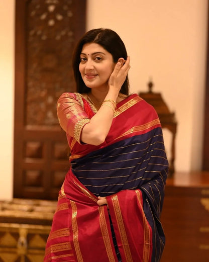 Prisha – Banarasi Soft Silk Saree
