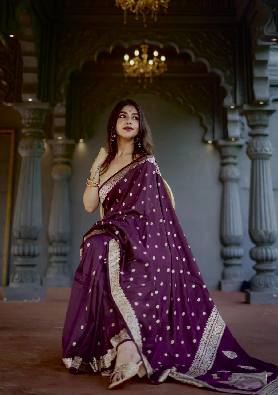 Mahika – Banarasi Soft Silk Saree
