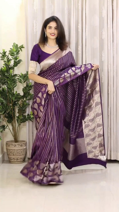 Aadhya – Banarasi Soft Silk Saree