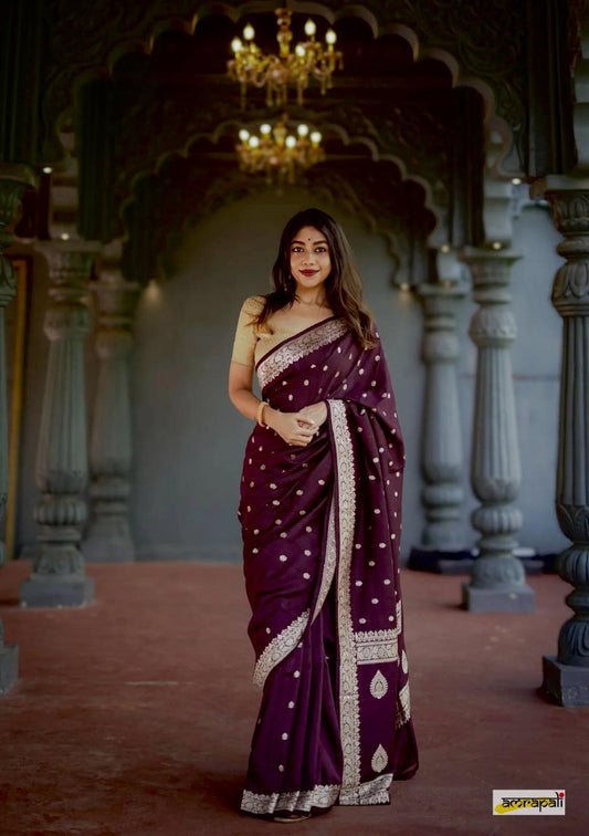 Mahika – Banarasi Soft Silk Saree